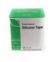 AWD Medical Soft Silicone Tape for Scars Removal – 1.6” x 120” with Silicone Gel Sheeting - Painless Easy Removal Hypoallergenic for Surgery | keloids | C section | Burns | Breast Lift | Ostomy
