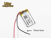 3 Lines 3.7V 500mAh 602035 Lithium Polymer Ion Rechargeable Battery Lithium 3lines Polymer Li-Po Battery for MP4 GPS MP3 Bluetooth Stereo DIY Gift