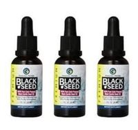 Amazing Herbs Black Seed Cold-Pressed Oil - 1oz (Pack of 3)