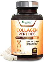 Multi Collagen Pills (Types I, II, III, V, X) - Premium Hydrolyzed Collagen Peptides Protein Supplement - Supports Hair, Skin, Nails, Joints, Aging - Non-GMO, Gluten Free - 120 Capsules