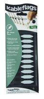 Kableflags KFA001 Cable Identification Tags (DIY Blank Pack)