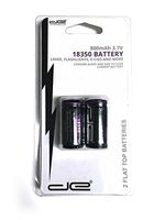 18350 Battery (2 PACK Flat Top) 800mAh 3.7V