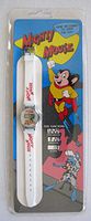 Vintage Mighty Mouse LCD Quartz Watch - White Band