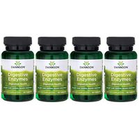 Swanson Digestive Enzymes 90 Tabs 4 Pack