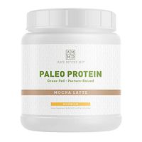 Mocha Latte Pure Paleo Protein by Dr Amy Myers – Clean Grass Fed, Pasture Raised Hormone Free Protein, Non-GMO, Gluten & Dairy Free – 21g Protein Per Serving – Mocha Shake for Paleo and Keto