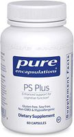 Pure Encapsulations - PS Plus - Hypoallergenic Formula for Memory, Mental Processing and Overall Cognitive Function - 60 Capsules