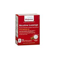 Walgreens Nicotine Lozenge Cinnamon Flavor 2mg 72 Lozenges