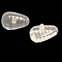 LMP Optical® Premium Grade Soft Silicone Rigid Air Bag Nose Pads for Eyeglasses Universal Screw in (1)