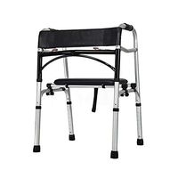 HYXQY-ZY Elderly Walker with Seat|Foldable Walking Frame|Safety and Steady|Lightweight | Barrier Walker for Elderly and Disabled