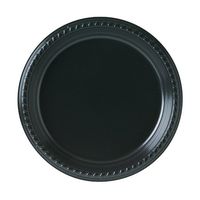 Solo PS95E-0099 9 in Black Plastic Plate (Case of 500)