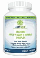 Premium Multivitamin and Mineral Complex Capsules - 90 Tablets - Combination of Vitamin A, B, C, D, E, K, and Zinc - Promotes Healthy Blood Sugar, Vision, and Immunity for Men and Women