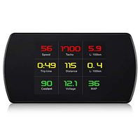 P12 HUD Car On-Board Computer 4.3 inch HD TFT Digital Speed Projector OBD Head Up Display Coolant Fuel Fault Code Clear Car Head