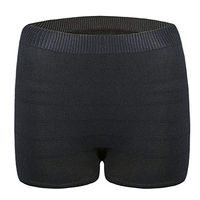 Seamless Mesh Postpartum Underwear Natural C-Section Delivery Post Surgical Recovery Disposable Washable Women's Panties,Black (6 Pack, XXXL)