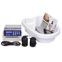 Vitaciti Ion Ionic Detox Machine Foot Bath Aqua Cleanse SPA System with Professional Tub Basin,Liners,2 Ion Cleanse Arrays,Far Infrared Belt and Wrist Strap As Holiday Gift
