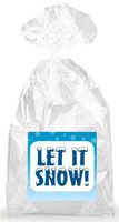 Let It Snow! Party Favor Bags with Ties - 12pack