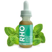 RHO Natural Hemp Sleep Aid for Adults - 3000 Mg - Peppermint Extract Melatonin Infusion for Better Sleep - 100% Drug Free. Promotes Relaxation & Regulates Sleep Patterns - Contains Omega 3, 6, 9