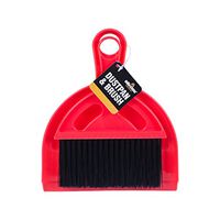 Milestone Camping Brush Tent Dustpan Set - Red
