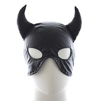 Mask Sexy Adult Costume,Artificial Leather Material,Cattle Head Party Bondage Cosplay Costume JMung