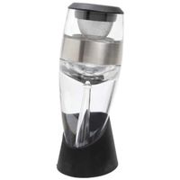 Tuscani Phantom Tri-Vent Wine Aerator with Stand, Filter Screen, Storage Bag and 2 Bonus Drop Stops