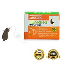 Valdotek Hearing Amplifier BTE Behind The Ear High Quality Aid Sound Digital Signal Processor DSP Noise Reduction New Design Rocker Volume Switch Aids Environment Modes