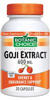 Botanic Choice Goji Extract, 600mg, 30 Capsules Bottle