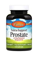 Carlson - Nutra-Support Prostate, with Saw Palmetto & Stinging Nettle, Prostate Support, Reproductive Health & Men's Health, 120 Soft gels