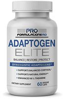 Adaptogen Elite – Synergistic Adaptogen Blend – 60 vcaps – Supports Balanced Cortisol & Natural Energy – Enhanced with Rhodiola, Ashwagandha, Astragalus, Schisandra, Eleuthero, Ginseng & L–Theanine
