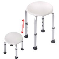 Bath Shower Chair 7 Height Adjustable Medical Seat Stool Bath Tub White New