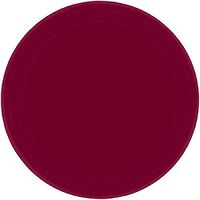 Berry Red Round Paper Plates | 7" | Pack of 20 | Party Supply