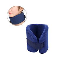 ROSENICE Neck Brace Collar Medical Neck Support Neck Guard for Neck and Shoulder Tension Size M (Dark Blue)