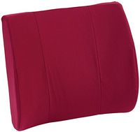 Therapist's Choice® Lumbar Seat Back Cushion W/Elastic Seat Positioning Strap (Burgundy)