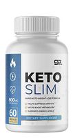 Keto Slim Pills - 60 Servings, 800 MG per Serving of GoBHB for Increased Focus, Energy & Appetite Control - 2 Bottles (120 Capsules)