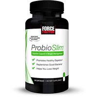 Force Factor ProbioSlim Probiotics + Weight Loss Supplement, Burn Fat, Lose Weight, Reduce Gas, Bloating, Constipation, Digestive Health, 60 Count