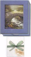 Thomas Kinkade Bridge Of Faith Keepsake Box with Notepaper