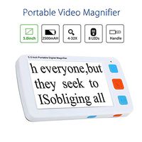 SHXN 5inch LCD Display Portable Low Vision Video Magnifier Electronic Reading Aid, Digital Handheld Portable Video Magnifier