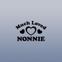 Vinyl Car Black Helmet Wall Art Window Decor Home Decor Much Loved Nonnie Decal Laptop Decoration Wall Car Auto Macbook