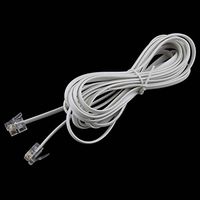 Phoneix 10pcs 10FT Telephone Cable 3Meters 02 Ethernet Cable Telephones, VOIP Accessories Cable 4 Pin