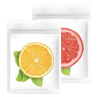 Resealable Bags Mylar Mini Size Plastic Eco Friendly Biodegradable Material matt Colored Zipper for Underpants,Tshirts,Food Storage,Cards,Jewelry,Ice,Earrings,Assorted (100pcs3x5 inch)