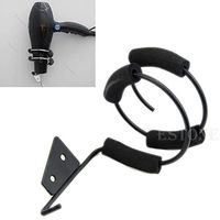 Best Quality Spiral Blow Dryer Stand Flat Hair Iron Holder Wall Mont Hang Organizer Bk, Hair Dryer Stand - Hair Blow Dryer Holder, Hair Flat Iron Stand, Hair Dryer Organizer Holder