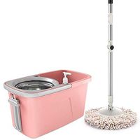 360° Automatic Rotary Mop, Floor Cleaning Brush Mop Dry And Wet Rotary Mop Bucket System