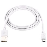 Griffin Micro-USB Charge/Sync Cable, 3', White - USB to Micro-USB Charge Cable
