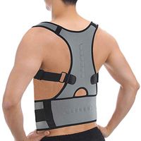 CFR Back Brace with Fully Adjustable Straps Shoulder Cushion Magnet Belt Improves Posture Provides Lumbar Support Relieve Lower and Upper Back Pain,Gary,X-Large