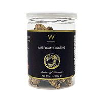 W Ginseng | Cultivated American Ginseng from Marathon County, Wisconsin USA | Long Medium #34-4 oz in Box