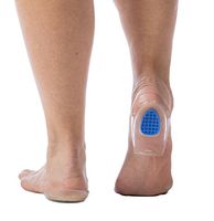 TuliGEL Polar Bears - Dual Density Gel Heel Cups Developed Specifically for Heel Spurs (Regular, Ladies)