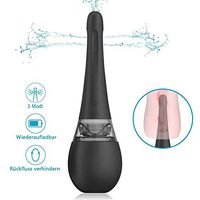 YTWF Automatic Electric Enema Bulb for Women - Rechargeable Vaginal Cleansing System Waterproof Silicone Cleaner Anal Douche Kit with 3 Intensities Modes for Men