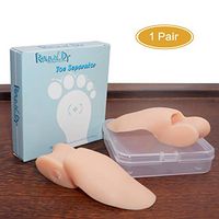 Revival.Dr Silicon Toe Separators/Bunion Corrector/Straightener/Spacers/Spreader For Big Toe & Second Toe,One Pair, (skin color)
