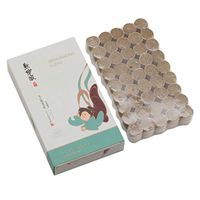 LoveinDIY 45 Rolls Original Pure Moxibustion Column Sticks Moxa Sticks, Three Chen Purity, for Lumbar Shoulder and Neck Moxibustion, 1 Box