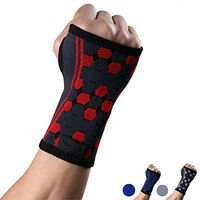Wrist Support Sleeves (Pair) Medical Compression Recovery for Carpal Tunnel and Wrist Pain Relief Wrist Brace for Men and Women Hand Support Brace Suitable for Both Right and Left Hands（L)