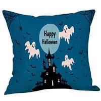 Bosji (17.72" x 17.72") Throw Pillowcase,Fall Halloween Theme Decoration Waist Pillow Case Holiday Home Decor Polyester Printed Zipper Sofa Pillow Covers