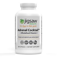 Jigsaw Health - Adrenal Cocktail Capsules with Whole-Food Vitamin C, Potassium, and Redmon's Real Salt. Supports Adrenal Glad Function and Combats Adrenal Fatigue